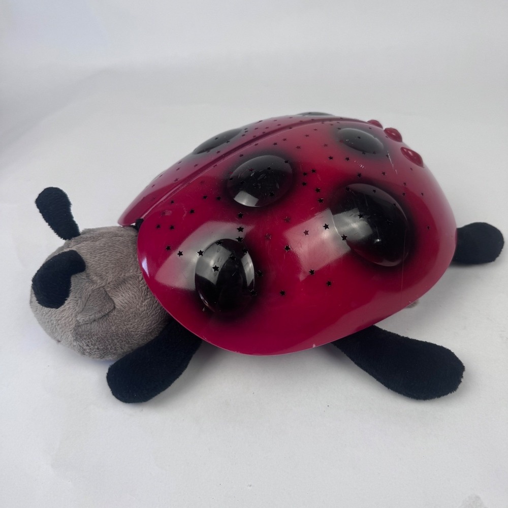 Cloud B Ladybug Twilight Projector Nightlight Plush WORKS TESTED Hard Shell
